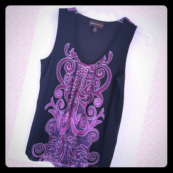 TOP Bundle $25 ORDER DANA BUCHMAN BLK PNK ⏬XS - Picture 1 of 4